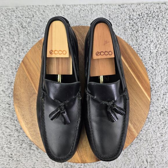 Sperry Top Sider Black Leather Tassel Casual Daily Driving Moc Loafer Mens 11 M - Picture 5 of 13